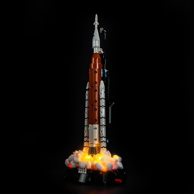 Light kit Compatible with Lego 42221 NASA Artemis Space Launch System Rocket - No Actual Model Only Lights LED Lighting Accessories for Lego NASA Rocket (RC Version)