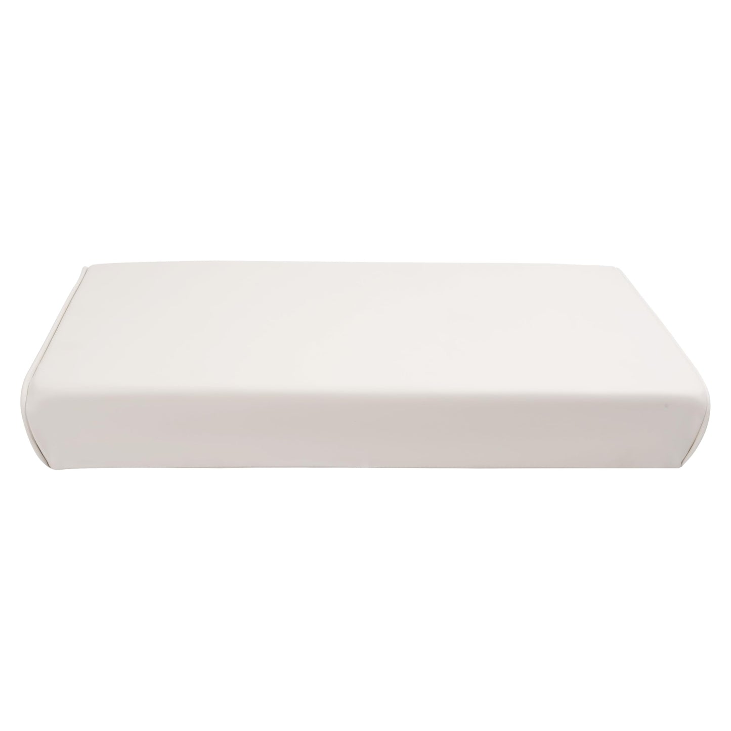 ALMULOO 8WD156-R-S Replacement Seat Bottom Cushion Compatible with 8WD156 Series 70 Quart Swingback Cooler Seat for Fishing, Pontoon Boat, Yacht Universal Pontoon Boat Parts White Plastic