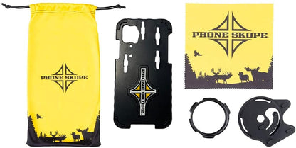 Phone Skope Complete Digiscoping Kit: Ideal Scope Camera for Hunting/Birding/Stargazing - Phone Scope Adapter Kit Includes Phone Scope Mount Case, Eyepiece Adapter, Lens Cloth - Fits Most Smartphones