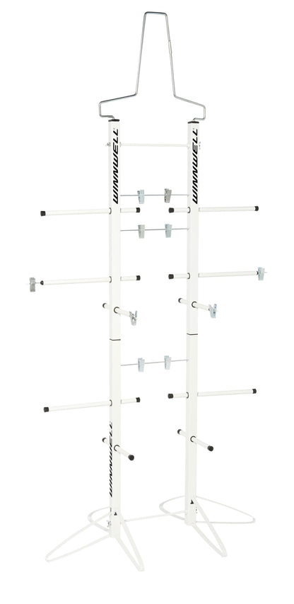 Winnwell Deluxe Hockey Drying Rack - Portable Steel Gear Storage Rack - Tree Dryer Hanger Stand for Ice Hockey Equipment