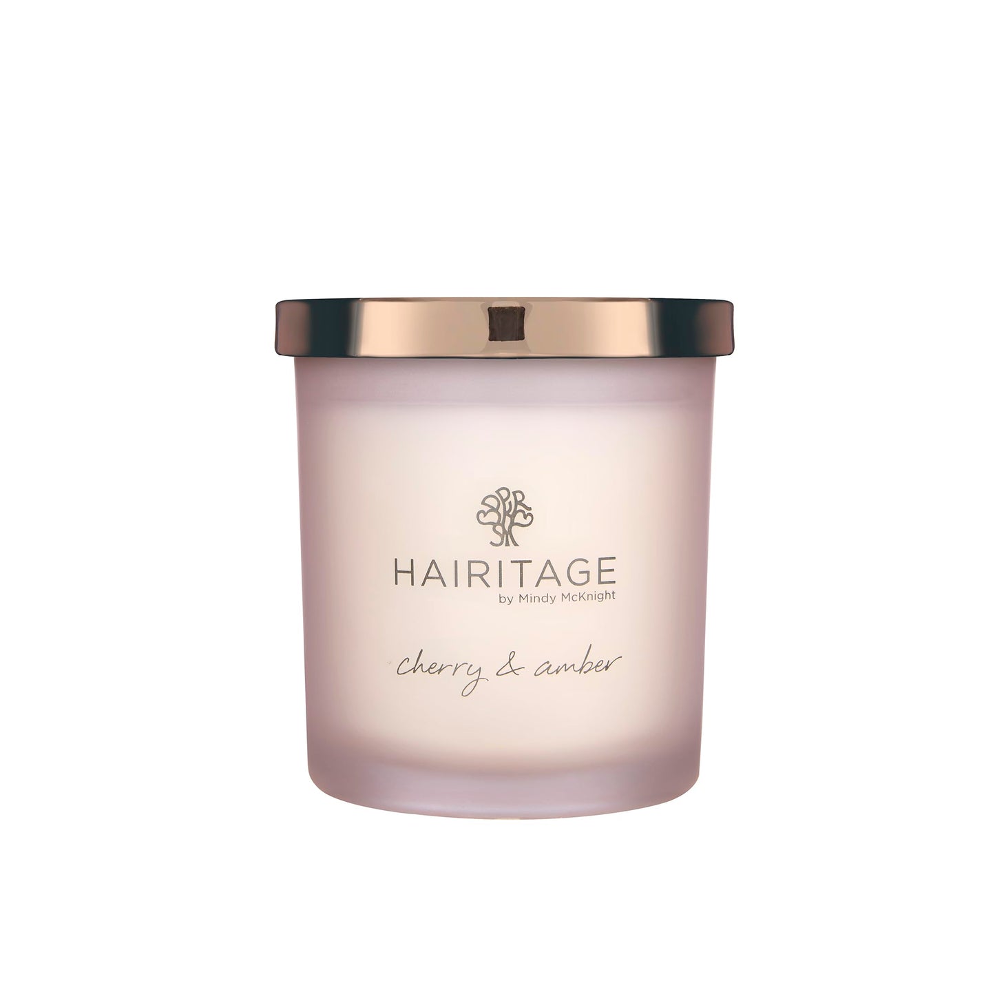 Hairitage Light Me Up Cherry & Amber Scented Candle - Cotton Wick & Soy Wax Blend - Aromatherapy Single Wick Candle - Relaxing Candle Gift for Women and Men - 7 oz. Jar