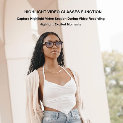 OhO Smart Glasses with Full HD Camera & Open Ear Bluetooth Speaker Headphone,Built in Memory,for Men Women