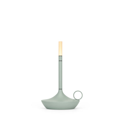 Wick Rechargeable Table Light (Sage Green, Short)