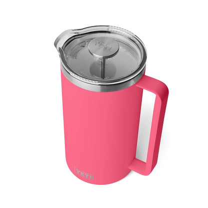 YETI Rambler 64 oz. French Press Coffee Maker, Tropical Pink