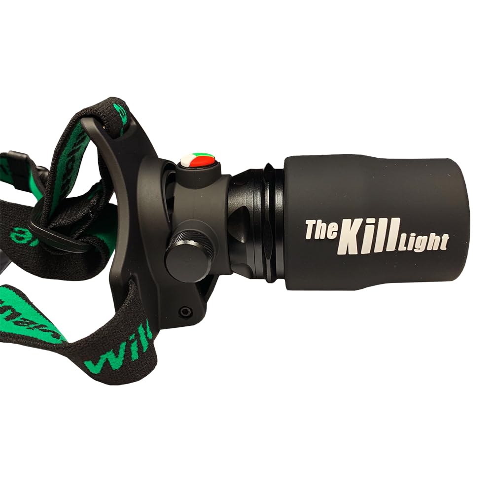 Elusive Wildlife 3-in-1 Hunting Headlamp Kit – Red Green White LEDs, 250+ Yard Long Range High Power Headlight for Hog & Predator Hunting, Camping & Hiking, Zoomable Dimmable LED