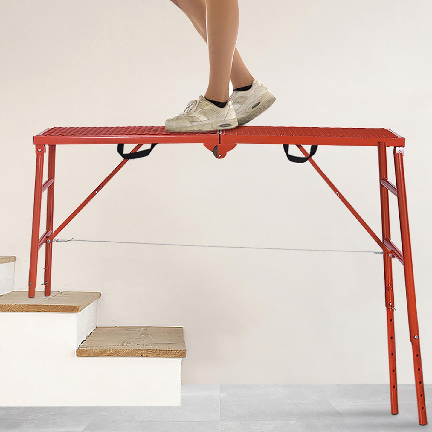 LEADALLWAY Scaffolding Platform and LEADALLWAY 3 Step Ladder