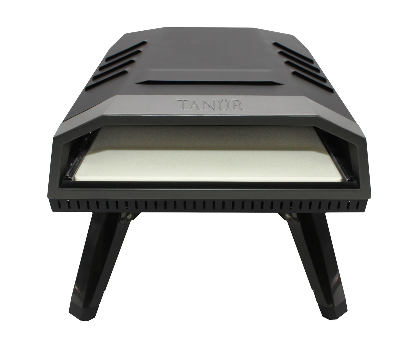 Flame King TANUR 12-inch Portable Outdoor Propane Pizza Oven Countertop for Camping, Backyard, and Tailgating, Multiple Air Vents, Piezo Auto Ignition, Non-Stick Pizza Stone