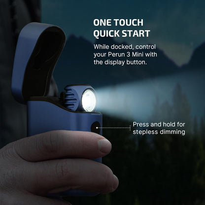 OLIGHT Perun 3 Mini Premium Headlamp 1250 Lumens Flashlight with Type-C Charging Box Bundle with iUltra Rechargeable EDC Flashlight