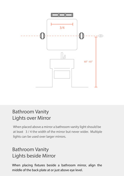 Dainolite VLD-415 Modern Dimmable LED Linear Vanity Light 46.25in  Polished Chrome