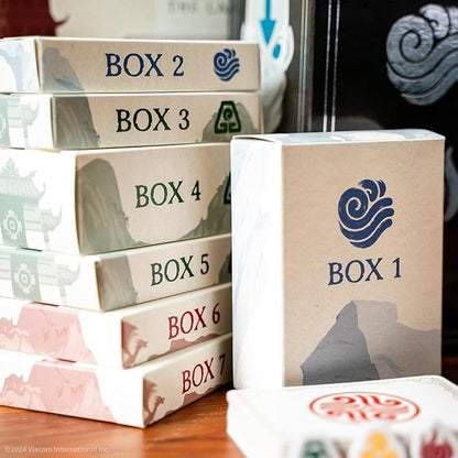 Avatar: The Last Airbender: Aang's Destiny Cooperative Deck Building Strategy Board Game Play as Aang Katara Appa &amp More Fun for Family Game Night Ages 10+ 2-4 Players 60 Minutes