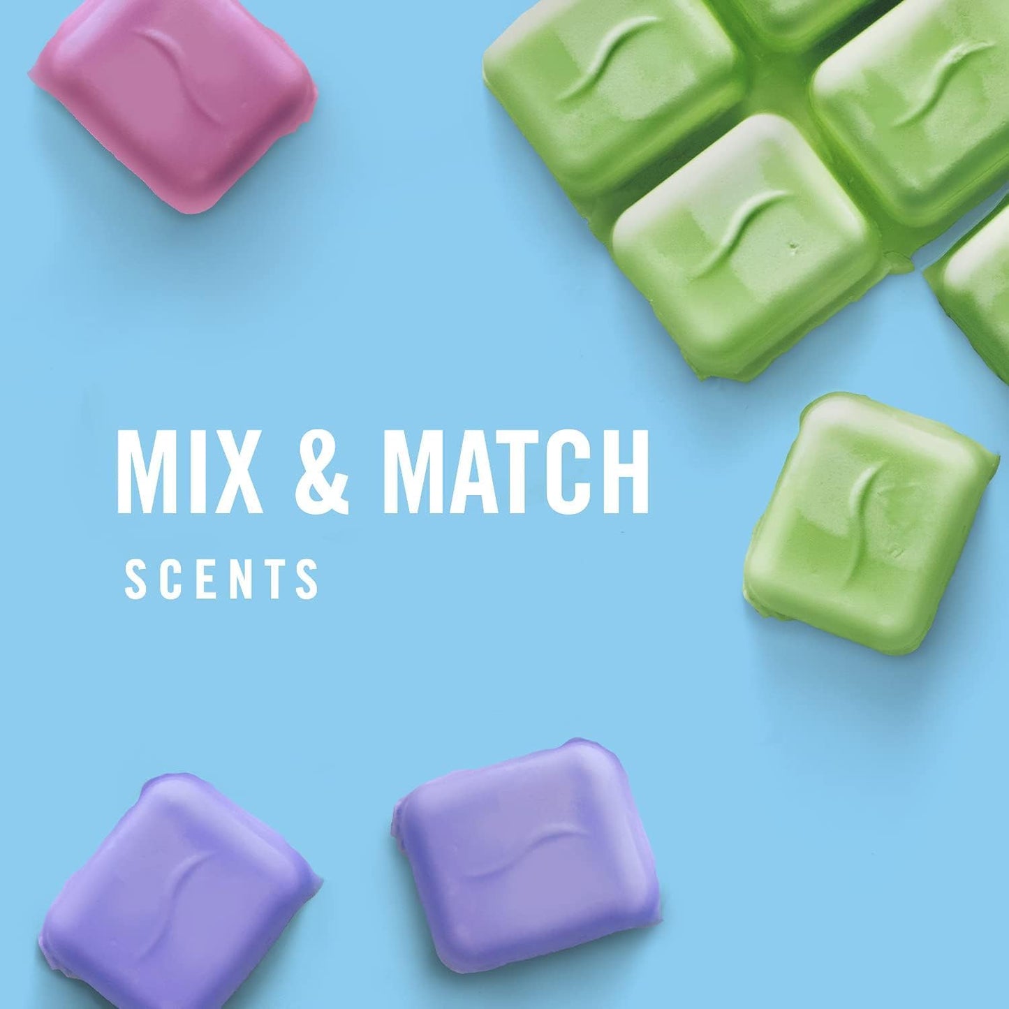 Febreze Odor-Fighting Wax Melts Air Freshener Refills with Downy Scent, April Fresh, 6 count