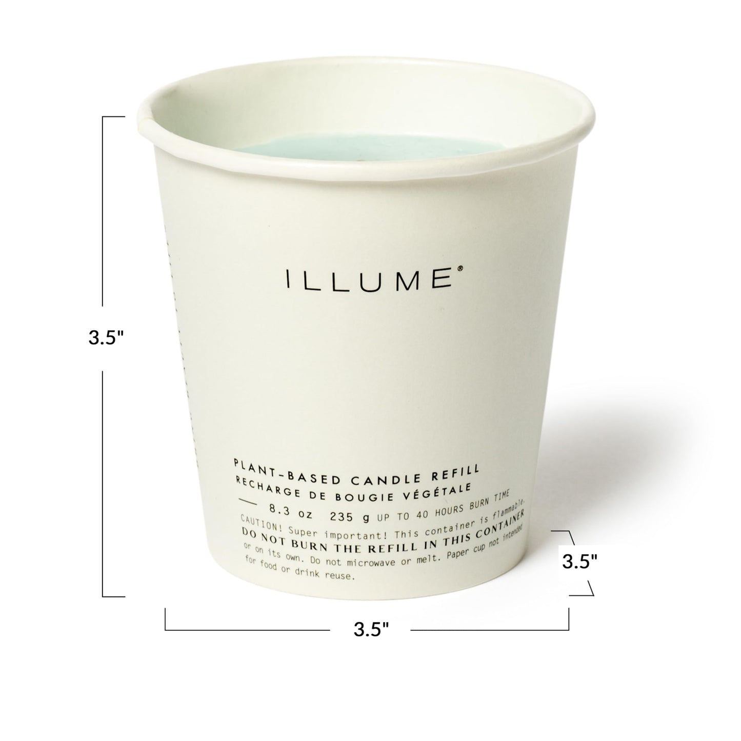 Beautifully Done Essentials Fresh Sea Salt Scented Candle Refill