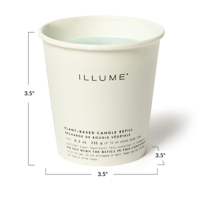 Beautifully Done Essentials Fresh Sea Salt Scented Candle Refill