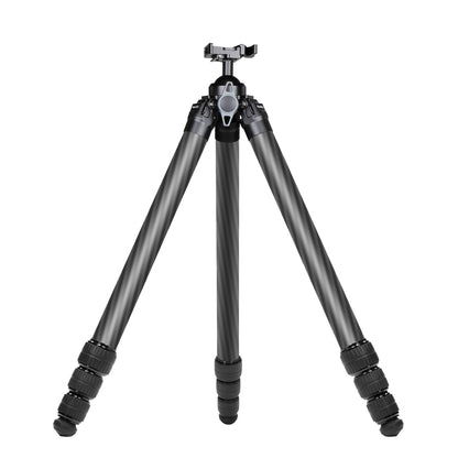 Manbily Carbon Fiber Hunting Tripod, 36mm Thick Leg Shooting Tripod with 360 Degree 44mm Large Ball and Picatinny to Arca Swiss Adapters, Max Load 44 lbs - TS-364PA