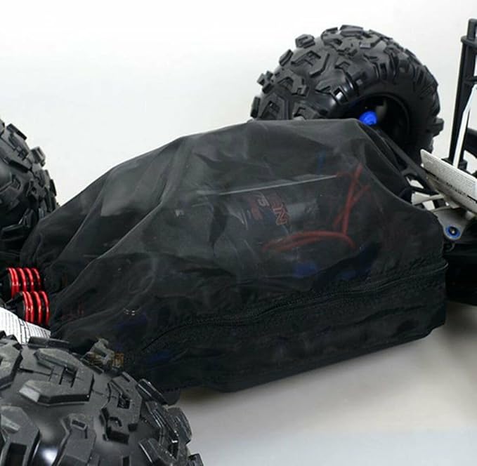 XBERSTAR Dirt Dust Snow Resist Guard Cover for 1/10 ERevo Summit/FOR ARRMA NERO 2.0 Waterproof Dirt Dust Protective Cover (BLACK)