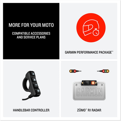 Garmin zūmo® XT3, 6” Rugged Motorcycle GPS, Lean Angles, Custom Route Planning, Adventurous Navigation, Group Rides, Garmin Performance Package Plan Option for Drag Racing Timer and Lap time Review