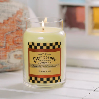 Candleberry Candles | Honeysuckle Candle | Best Candles on The Market | Hand Poured in The USA | Highly Scented & Long Lasting | Large Jar