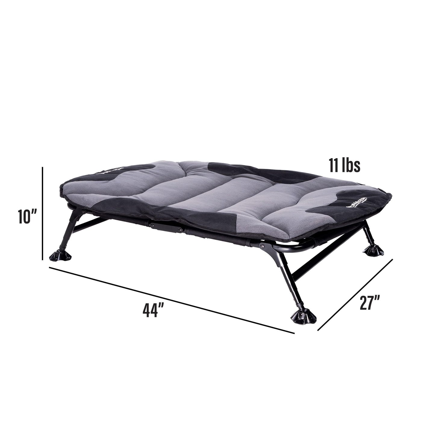 Momarsh Elevated Dog Cot with Washable Soft Pad & Folding Frame for Travel & Home Use | All in One Home Cot with Non Slip Feet | Large Portable Dog Bed | Perfect Padded Pet Bed System for Dogs