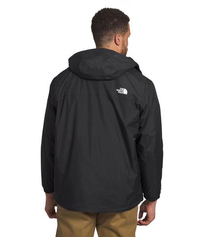 The North Face Men's Antora Jacket (Standard & Big Size) - Waterproof & Windproof Rain Coat, Secure Zip Hand Pockets, TNF Black-NPF, Medium