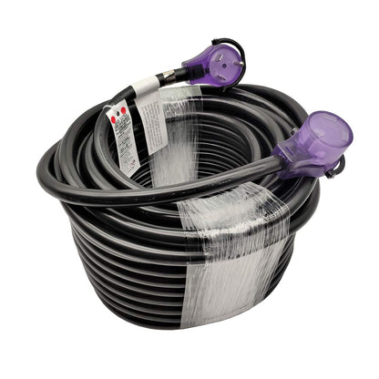 Parkworld RV 30A Extension Cord NEMA TT-30 with Handle, Camper 30amp TT-30P to TT-30R (100FT)