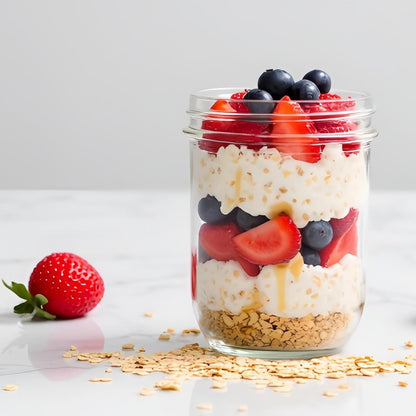 Lonriva 12 Pcs 16oz Wide Mouth Mason Jars, Glass Jars with Silver Metal Lids and Rings, Canning Jars for Overnight Oats, Food Storage, Dry Food, Snacks, Candies and More
