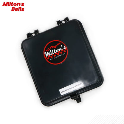 Milton’s Bells Driveway Alarm - Wireless Chime Kit with 25' Signal Hose, Transmitter, and Door Chime with Built-in Volume Control