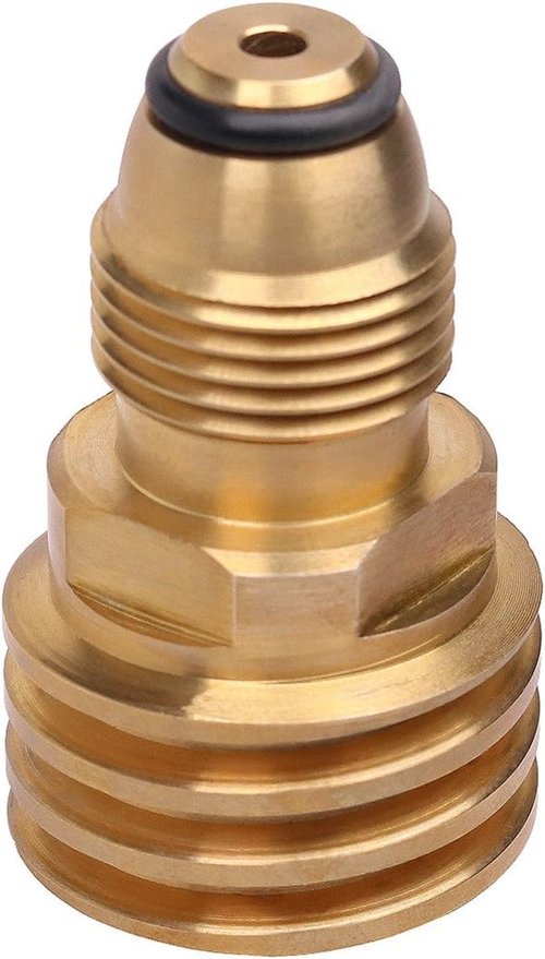 DOZYANT Propane Tank Adapter - Convert POL LP Tank to QCC1/Type1 Hose or Regulator | Durable Design