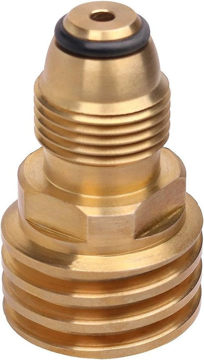 DOZYANT Propane Tank Adapter - Convert POL LP Tank to QCC1/Type1 Hose or Regulator | Durable Design