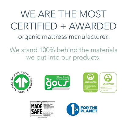 Naturepedic Organic Waterproof Mattress Protector Pad - Washable & Reusable Fitted Stretch Knit Mattress Cover - Highly Absorbent Bed Incontinence Pads - Breathable Cotton Protector for Queen, 9"-16"