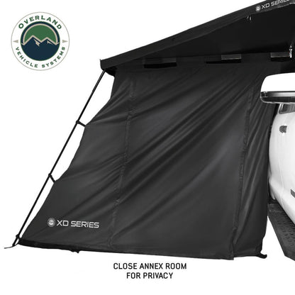 Overland Vehicle Systems - XD Nomadic 270/180 Awning Room Enclosure, Black Body, Black Trim (4 Walls & Floor)