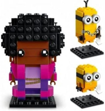 LEGO BricksHeadz Minions 40421 The Rise of Gru - Belle Bottom Kevin and Bob for Ages 3 &amp Up