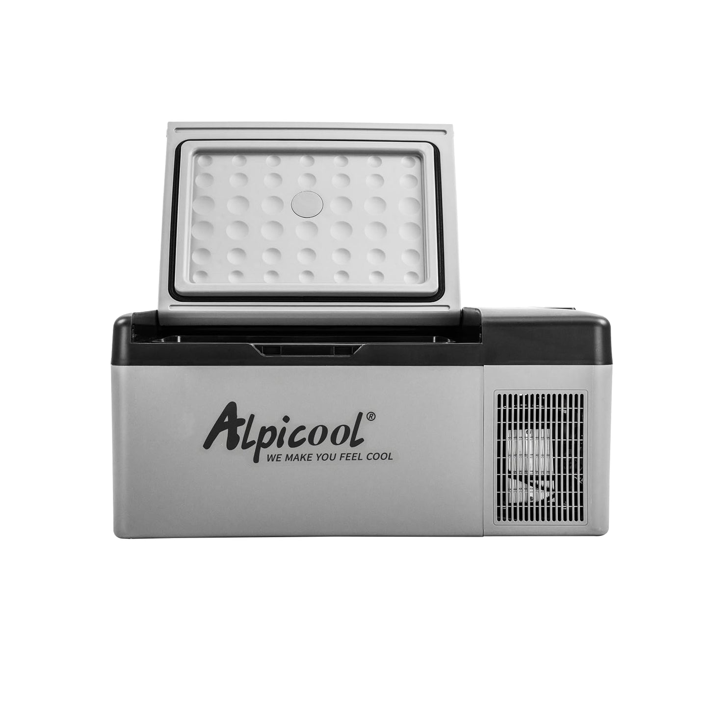 Alpicool C15 Portable Car Freezer,12 Volt Refrigerator, 16 Quart (15 Liter) Fast Cooling 12V Car Fridge -4℉~68℉, Car Cooler, 12/24V DC and 100-240V AC for Outdoor, Camping, RV, Truck, Boat