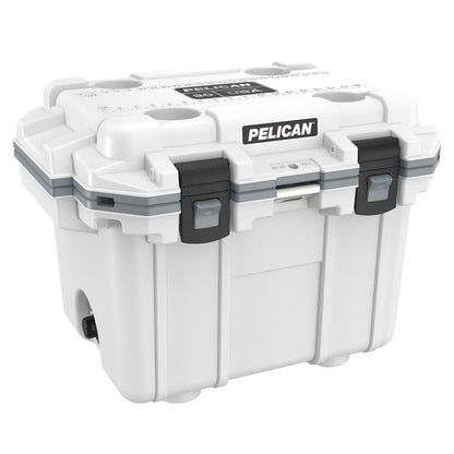 Pelican 30 Quart Elite Cooler (White/Gray)