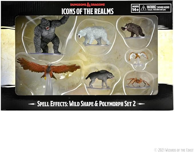 WizKids D&ampD Icons of The Realms: Wild Shape &amp Polymorph Set 2