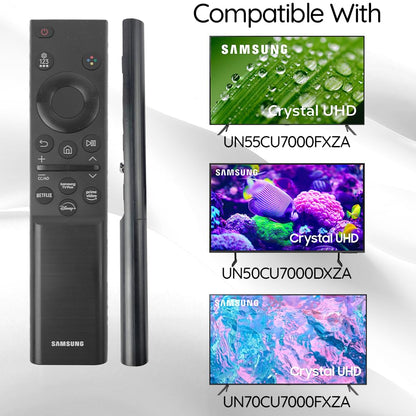 Ceybo Original Solar Voice Remote Control Replacement with YouTube Netflix Shortcut for Samsung Smart TVs, Compatible with Neo QLED 8K, QLED (BN59-01480A)