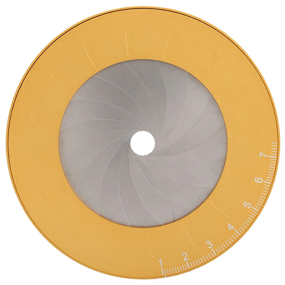 Stainless Steel Circle Template Ruler Rotary for Accurate Drawing Measuring Drafting Woodworking Tool