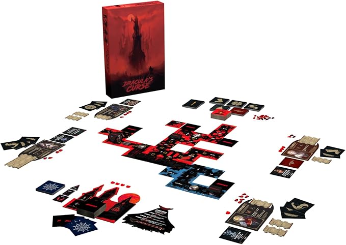 Dracula's Curse Vampire Slaying Board Game for 1-6 Players