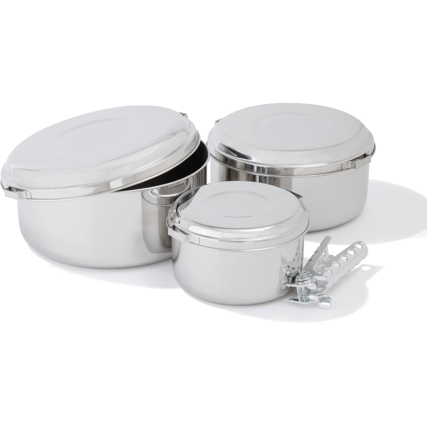 MSR Alpine 4 Stainless Steel Camping Pot Set