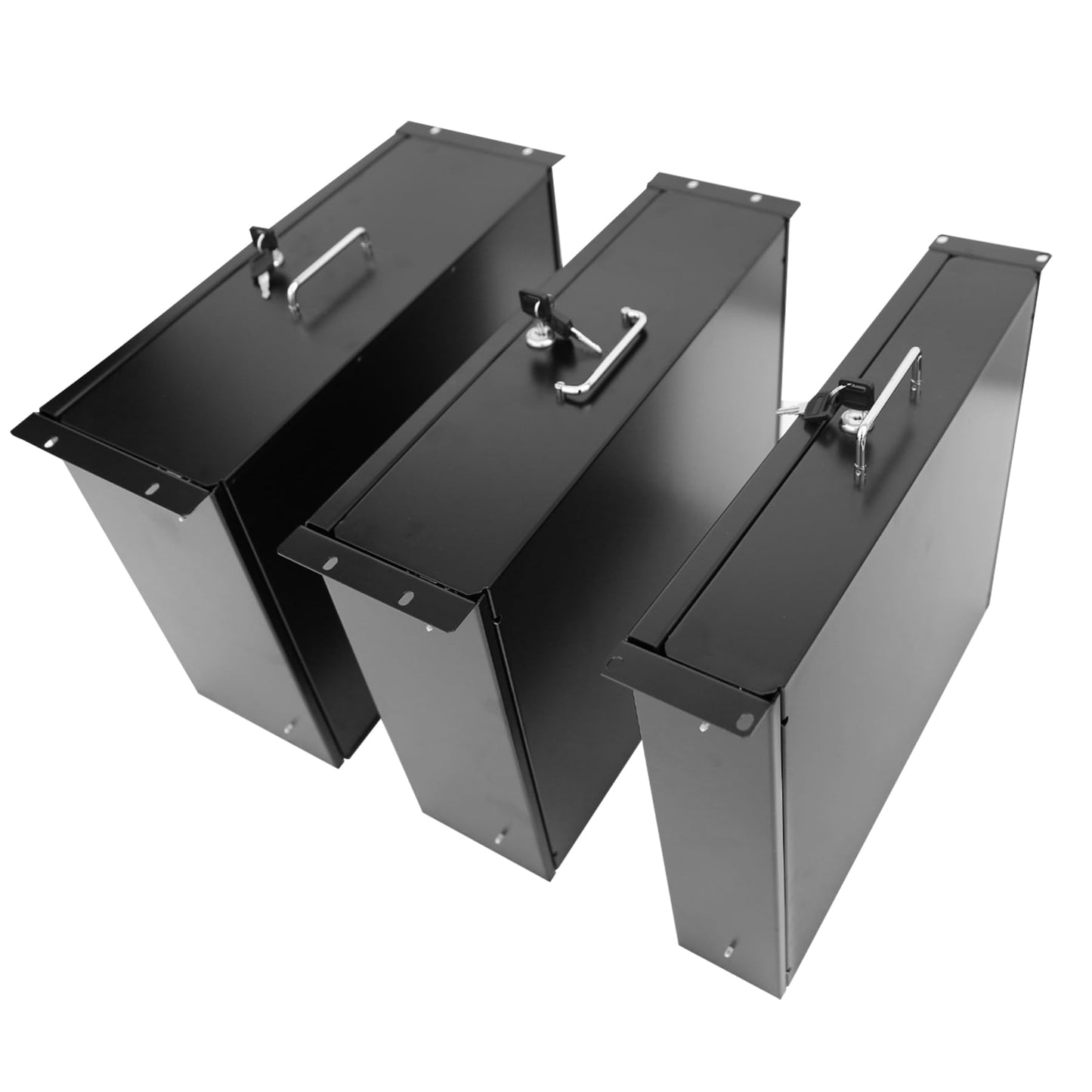 Server Cabinet Drawer Case Rack Drawer 19 Inch Rack Cabinet Mount Lockable Deep Drawer with Two Keys 18in Depth, Height 2U(3.5Inch) 19" W x 18" D x 3.5" H (CT18-2U, 2U18)