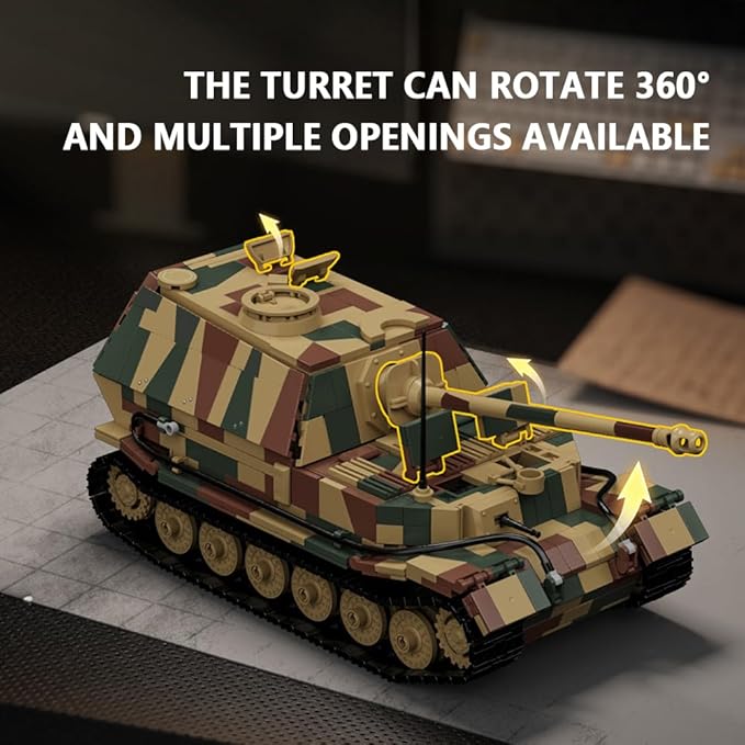 Military Armored Tank Vehicle Building Block Set (C6)