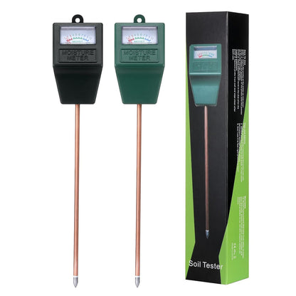 Skiennix Soil Moisture Meter - Accurate Plant Water Tester for Indoor & Outdoor Use | 2-Pack (Black & Green)