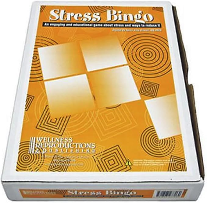 Stress Bingo Game for Adults