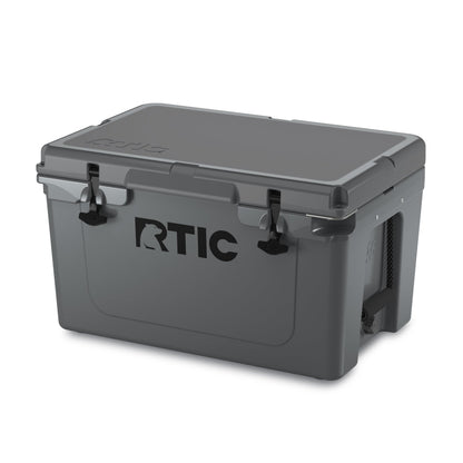 RTIC 45QT Ultra-Tough Cooler Hard Insulated Portable Ice Chest Box for Beach, Drink, Beverage, Camping, Picnic, Fishing, Boat, Barbecue, Dark Grey