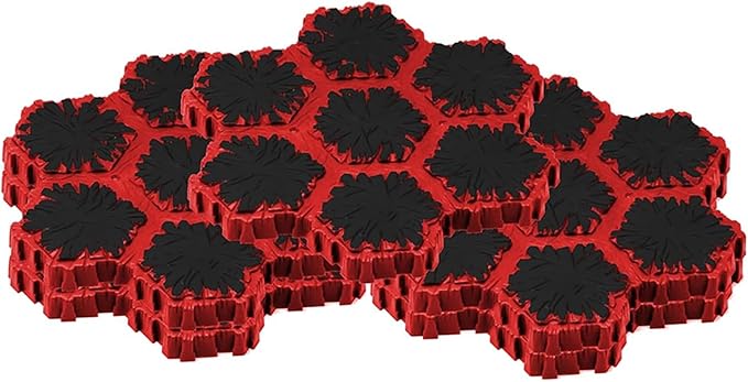 Renegade Game Studios Heroscape: Lava Fields of Valhalla Terrain Expansion 120+ Hex Tiles 4 Lava Rock Outcrop Pieces