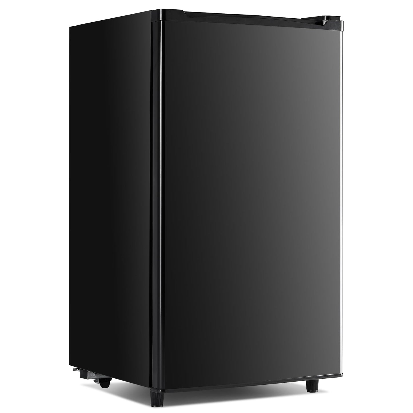 NEWBULIG Mini Fridge with Freezer 3.2 Cu.Ft Small Refrigerator for Office, Dorm, Small Fridge with Adjustable Thermostat, Energy Saving, Singel Door, Black