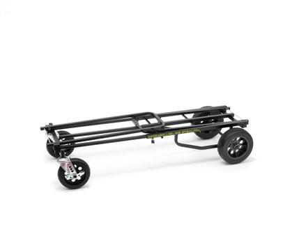 Rock-N-Roller R12STEALTH (All Terrain Stealth) 8-in-1 Folding Multi-Cart/Hand Truck/Dolly/Platform Cart/34" to 52" Telescoping Frame/500 lbs. Load Capacity, Black