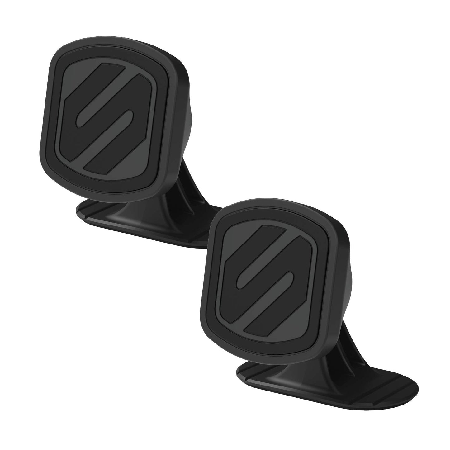 Scosche MMWSM-2PKXCES0 MagicMount Select Magnetic Car Phone Holder Mount for iPhone and Android - 2 Pack - Secure Magnetic Cell Phone Mount for Car Window or Dash - Universal 360° Adjustable Head