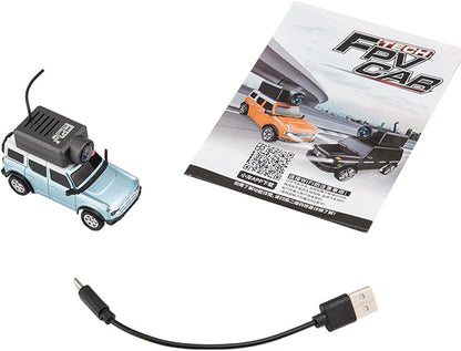 WL 1/64 Mini RC Car Full Proportional FPV RC Car with APP Auto-Pairing WiFi Module Control Camera Mini Racing Toys for Adults(RTR Version)