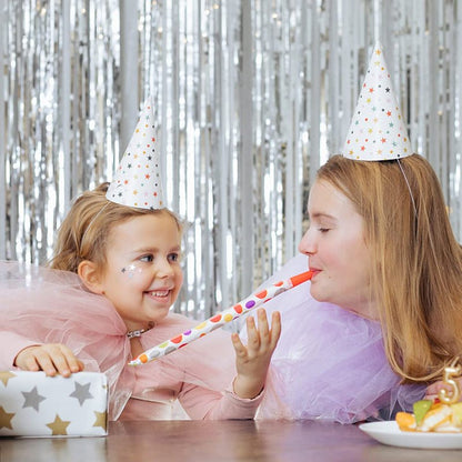 10 Pack Silver Backdrop Curtain Party Decorations Foil Fringe Backdrop Silver Tinsel Streamers Birthday Bachelorette New Year Christmas Wedding Baby Shower Disco Party Decorations
