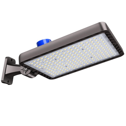 Tomourd 480W LED Parking Lot Light 72000LM Shoe Box Street Light with Dusk to Dawn Photocell, 5000K IP65 Waterproof Adjustable wall Mount, Commercial Flood Light for Large Area, 110-277V